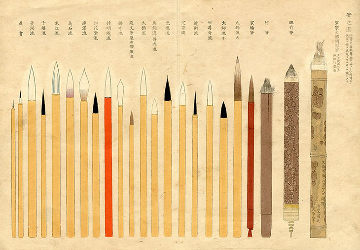 筆の種類絵